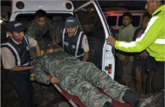 Dos militares ecuatorianos heridos tras ataque de disidentes de las FARC