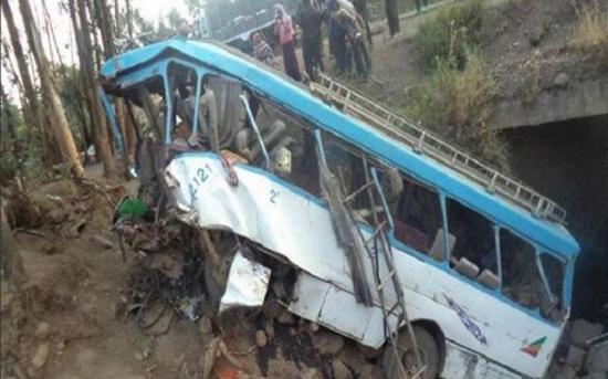 Cerca de 38 personas mueren en accidente de tránsito en Etiopía
