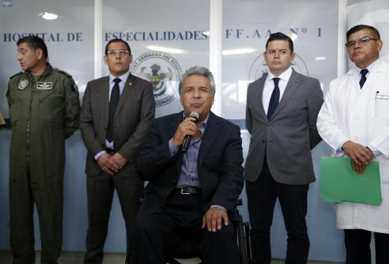 Lenín Moreno revela 'delicada' situación de uno de los heridos en ataque en la frontera norte