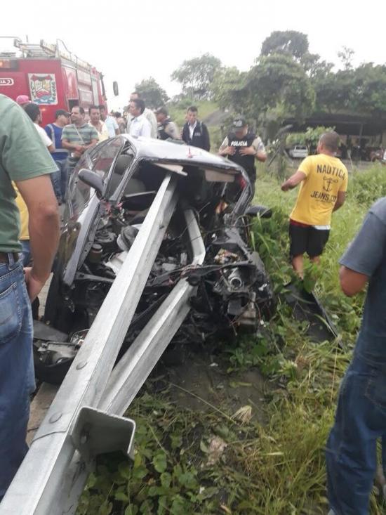 Un muerto en accidente de tránsito en la vía Calceta-Junín