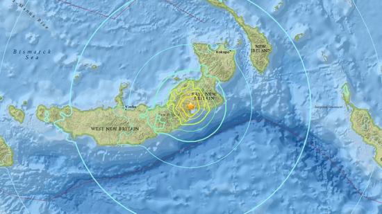 Un sismo de 6,9 grados sacude Papúa Nueva Guinea