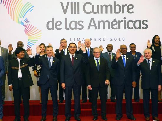 En la Cumbre de las Américas se remarca el aislamiento de Venezuela