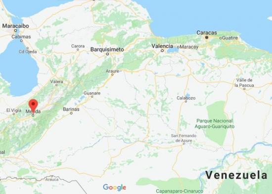 Sismo de magnitud 4,0 sacude la zona andina de Venezuela