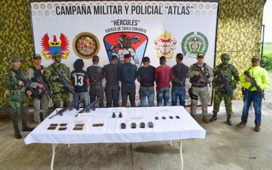 Detienen a siete miembros de disidencia FARC liderada por Guacho en Colombia