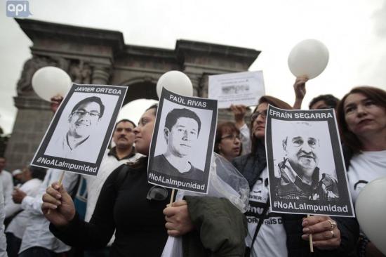 Ecuador pide a la CIDH una comisión para investigar secuestro de periodistas