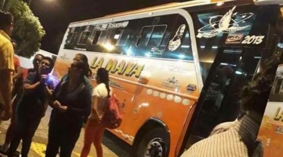 Un chófer frustró asalto a bus de pasajeros en Puebloviejo, Los Ríos