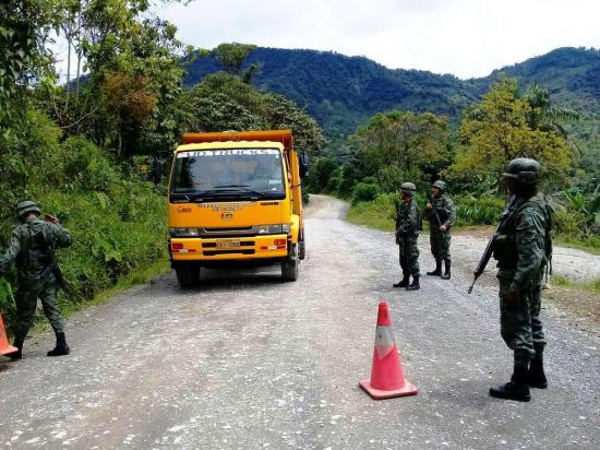Ejército ecuatoriano continúa con la búsqueda de patrulla militar desaparecida