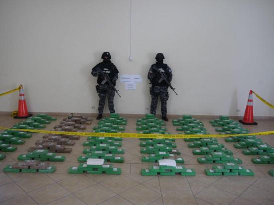 Incautan 319 kilos de cocaína que tendría como destino EEUU y Europa