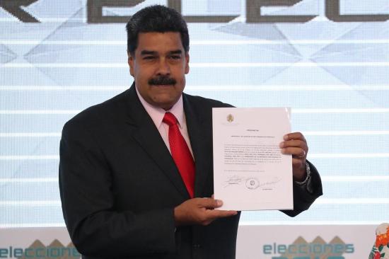 Nicolás Maduro es proclamado como presidente reelegido hasta el 2025