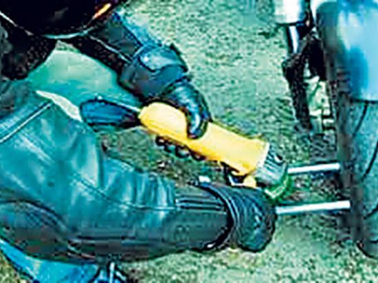 Agentes de la PJ  investigan el robo  de una motocicleta