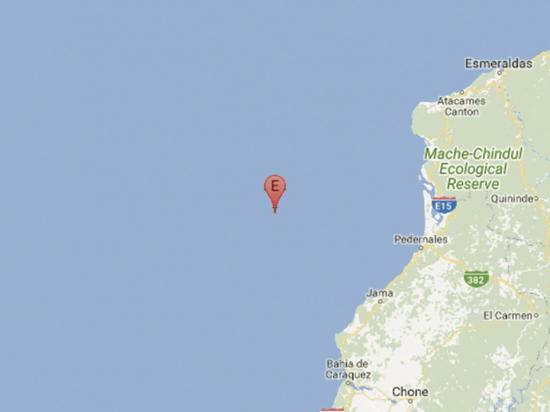 Registran un sismo de 4,1 grados frente a  las costas de Manabí