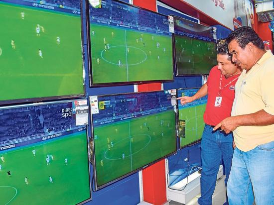 El mundial de fútbol ‘dispara’ las ventas de tv