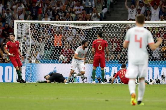 España y Portugal empatan 3-3 en un partidazo lleno de goles