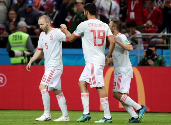 Diego Costa le da el triunfo a España sobre Irán (1-0)