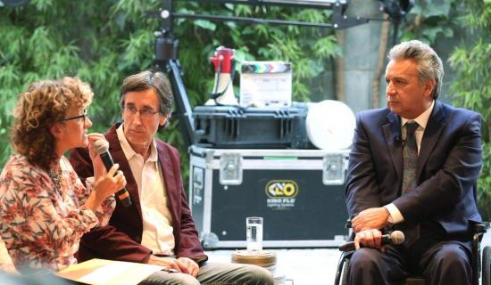 Lenín Moreno ratifica apoyo a la promoción del cine nacional