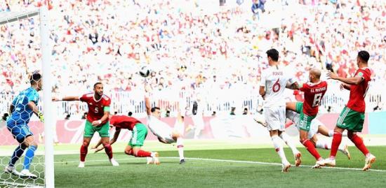 Cristiano Ronaldo asalta a Marruecos [1-0] y pasa a octavos de final