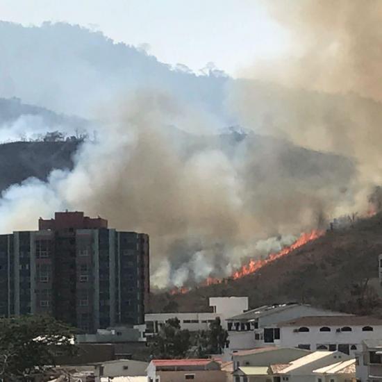 Incendios forestales afectaron más de 57 mil hectáreas en seis años en Ecuador