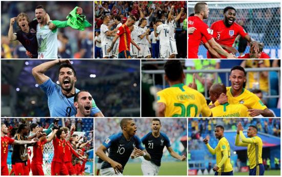 Cuartos de final: Sorpresas y talento; los ocho mejores del Mundo se alistan para el juego