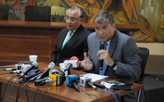 Abogado de Rafael Correa en Bélgica asegura que ''nada hay en vigor'' para arrestarlo
