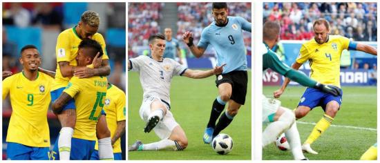 Los cuatro datos impensables de los cuartos de final en la Copa del Mundo 2018