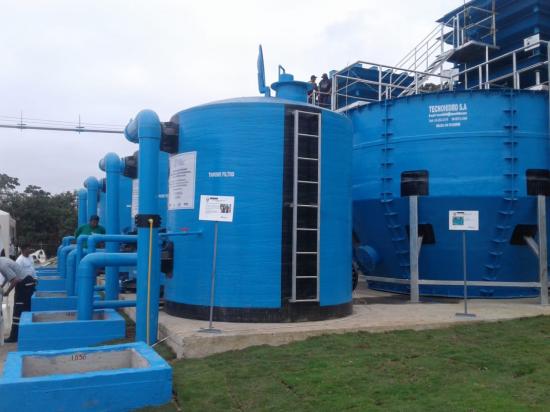 Planta de tratamiento de agua potable es inaugurada en el cantón Paján