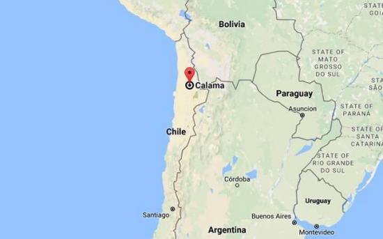 Sismo de magnitud 5,1 sacude Calama en Chile sin causar daños