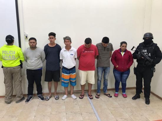 Dos presuntas bandas delictivas fueron desarticuladas en Manabí por la Policía Nacional