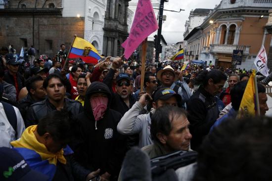 Movimiento de Rafael Correa vuelve a las calles para criticar al Gobierno