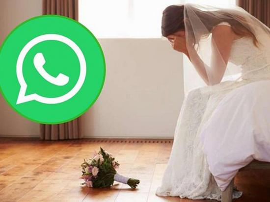 Perdió su boda por Whatsapp