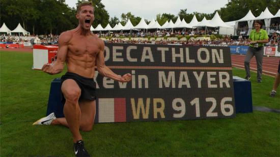 El francés Mayer bate el récord del mundo de decatlón