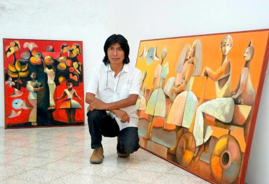 Quimbita, el ecuatoriano que pinta los sentimientos con luz