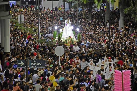 Miles llenaron las calles en honor a la Virgen de la Merced