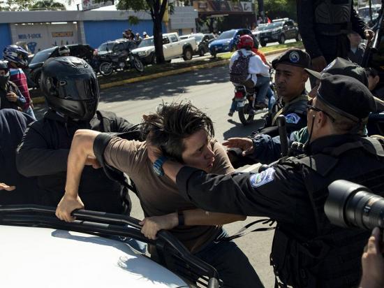 Managua vivió ayer una nueva jornada de violencia