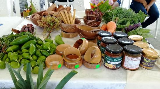 Diferentes comunidades participan en la Feria Agro Ecológica en San Vicente