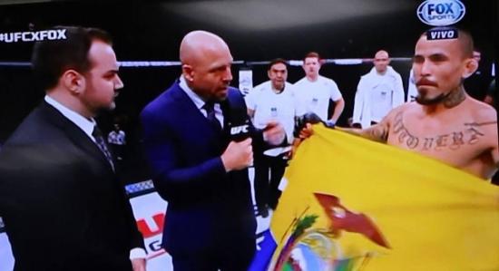 Voy a llevar la UFC a Ecuador afirma el manabita Chito Vera tras ganar en Argentina