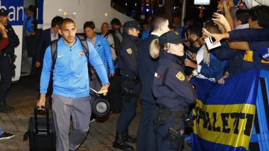 Boca Juniors llegó a Madrid y causó revuelo en sus hinchas