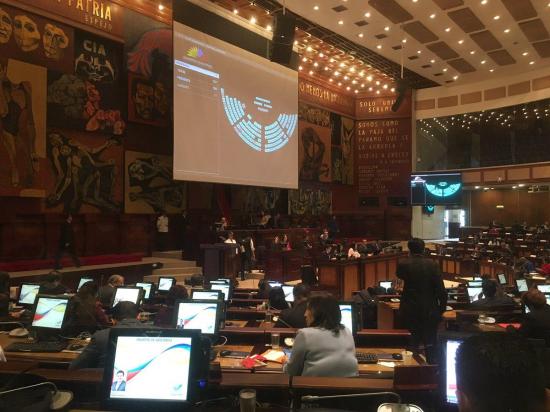 La Asamblea elige al nuevo vicepresidente, el tercero en la era Moreno