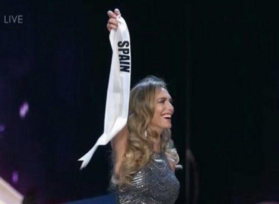 Miss España fue eliminada pero se despidió con una ovación del público