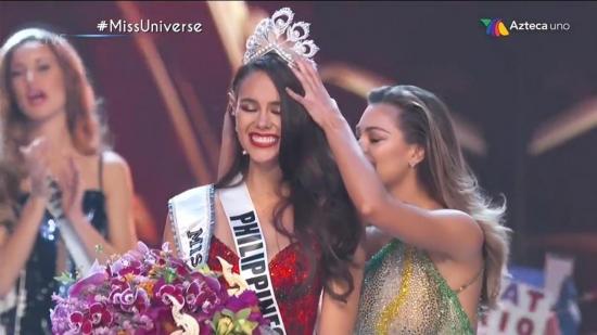 Catriona Gray, Miss Filipinas, se llevó la corona de Miss Universo 2018