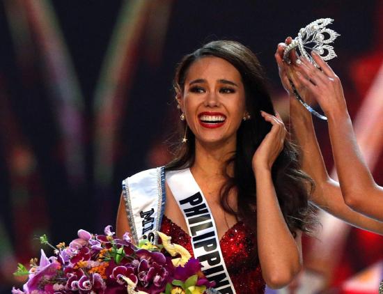 Catriona es la cuarta filipina en ganar la corona de Miss Universo