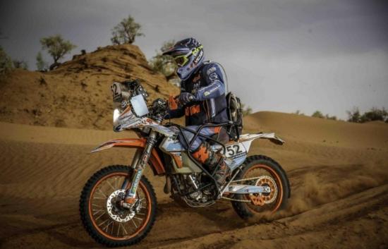 Abandona el Dakar su primer piloto parapléjico de motos