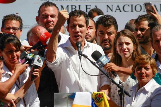 Guaidó dice su breve detención muestra ''desespero'' del Gobierno venezolano