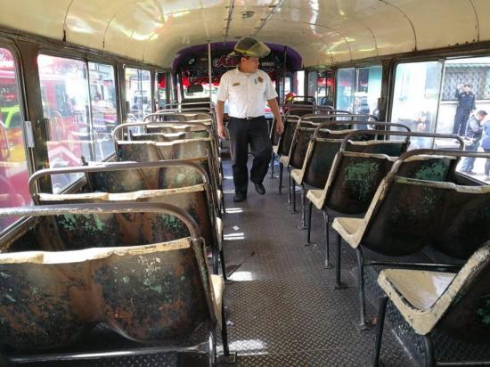 Al menos seis heridos por la explosión de una granada en autobús en Guatemala