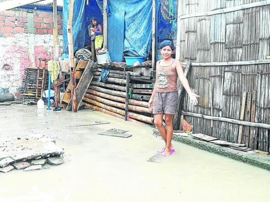 50 familias afectadas tras 7 horas de lluvia en Crucita