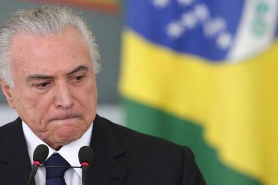 Expresidente de Brasil pasa su primera noche en prisión y aguarda para ser interrogado