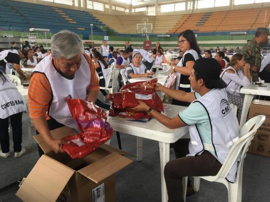 Junta Electoral inició el escrutinio de las elecciones en San Vicente