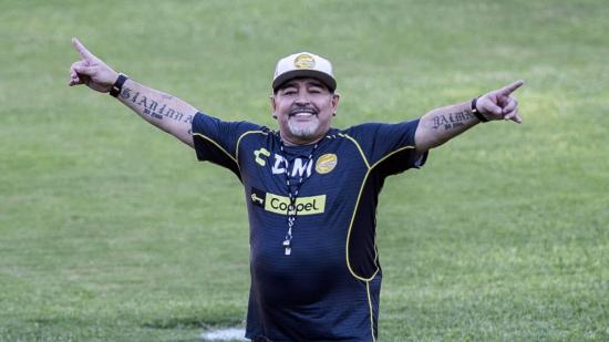 Maradona dedica triunfo de los Dorados a Nicolás Maduro