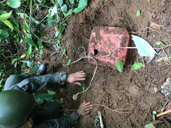 Miembros de las FAE encuentran trampa explosiva en Mataje
