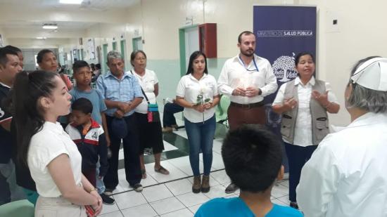 Distrito de Salud en El Carmen realizó misa por el  tercer año del 16A