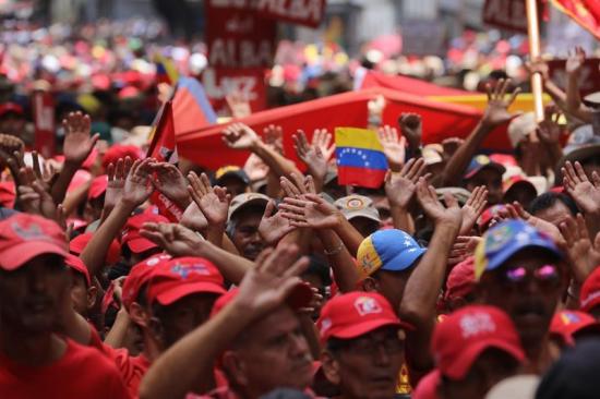 El Chavismo Marcha En Caracas Para Celebrar Que Maduro Decidiera Salir De Oea El Diario Ecuador 1769